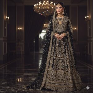 Zar-e-Siyah Bridal Lehenga