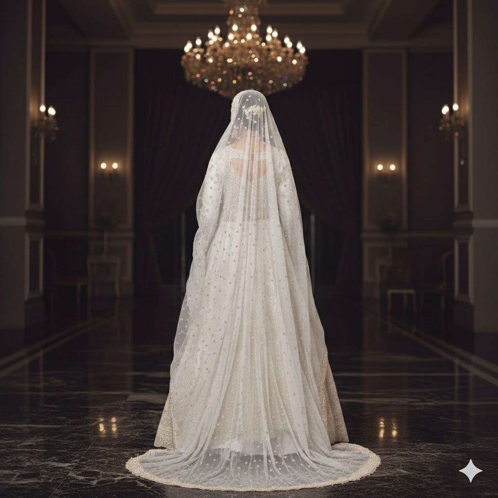 White Bridal Lehenga - Image 2