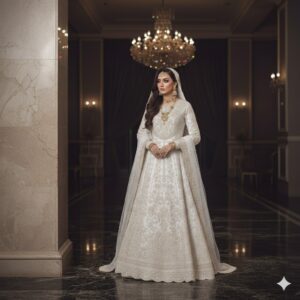 White Bridal Lehenga