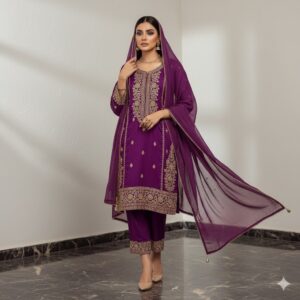 Purple Petal Couture